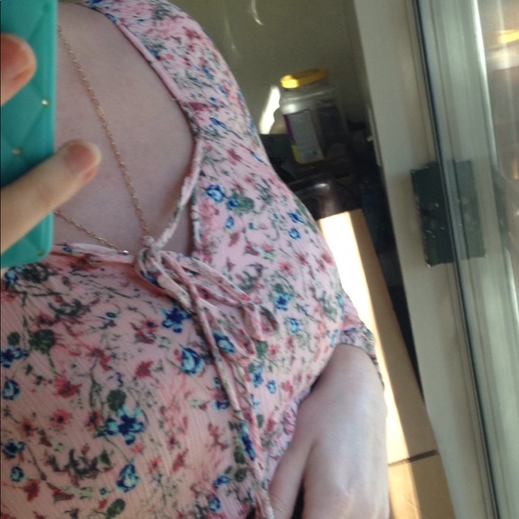 NWOT ❗️ Pink Floral boho Princess Dress - Picture 2 of 4